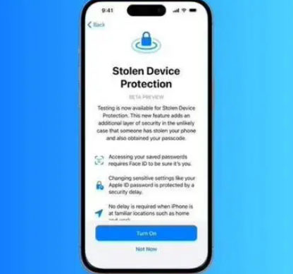坊子苹果授权维修店分享被盗设备保护功能开启方法 