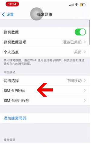 坊子苹果14维修网分享如何给iPhone14的SIM卡设置密码 