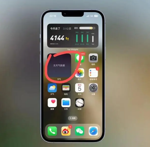 坊子苹果手机维修分享:iOS16主屏幕天气小组件无法正常工作怎么办？ 
