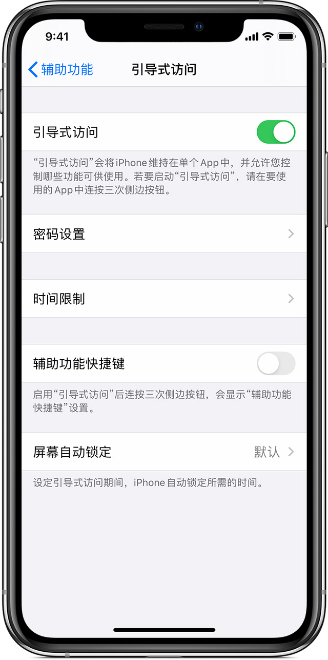 坊子苹果手机维修分享如何在 iPhone 上退出引导式访问 