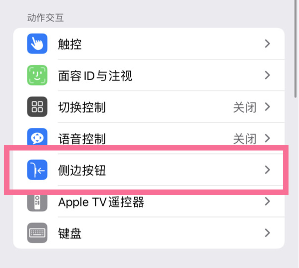 坊子苹果14维修店分享iPhone14 Plus侧键双击下载功能关闭方法 