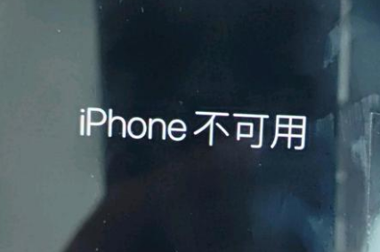 坊子苹果服务网点分享锁屏界面显示“iPhone 不可用”如何解决 