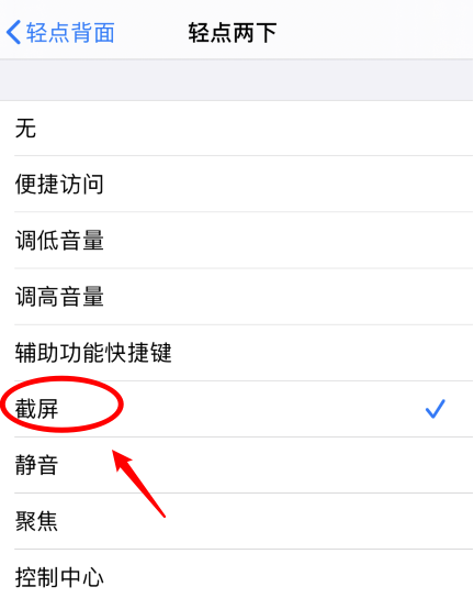 坊子苹果手机维修分享iPhone12如何启用双击截屏 